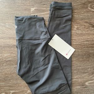 Lululemon Sheer Will HR Tight 28" Camo Gray Size 4